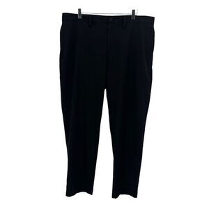 Z by Zella Men's Hybrid Golf Pants Size 38 x 31 Black Stretchy Flat Front